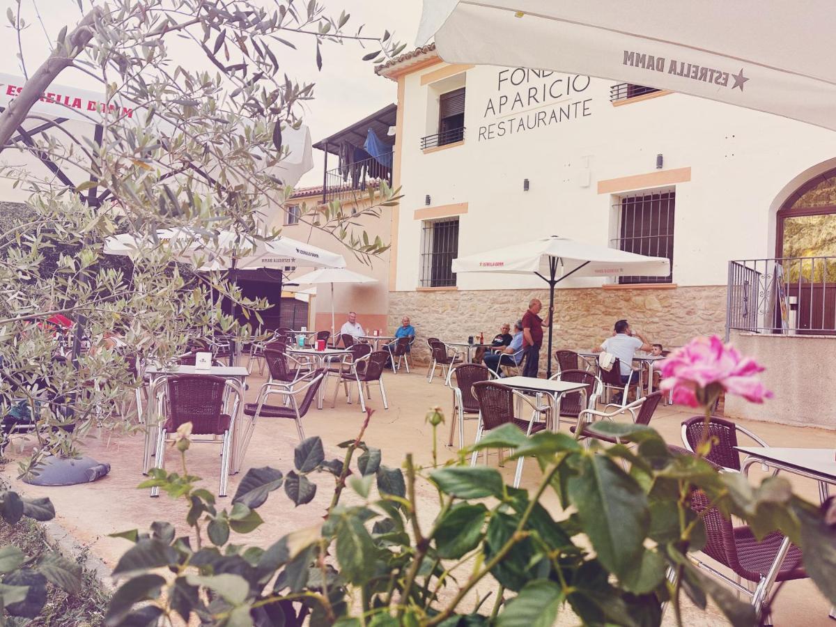 Fonda Aparicio Otel Fuentespalda Dış mekan fotoğraf