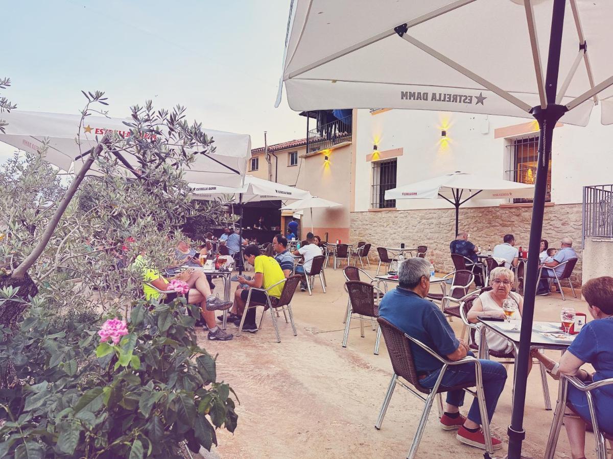 Fonda Aparicio Otel Fuentespalda Dış mekan fotoğraf