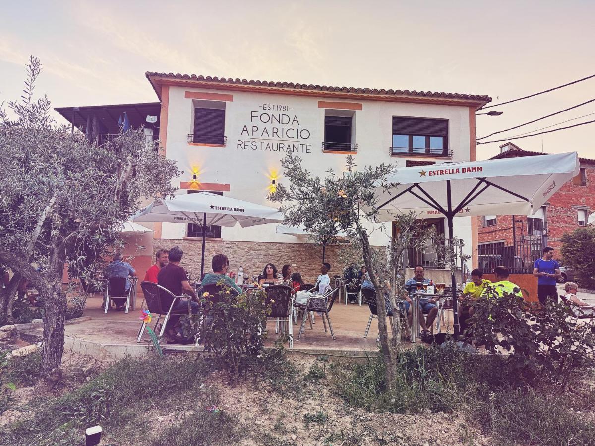 Fonda Aparicio Otel Fuentespalda Dış mekan fotoğraf